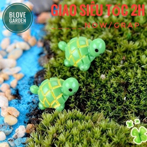 Tiểu cảnh trang trí - Con rùa - làm phụ kiện bể cá, terrarium, cây cảnh, cây để bàn