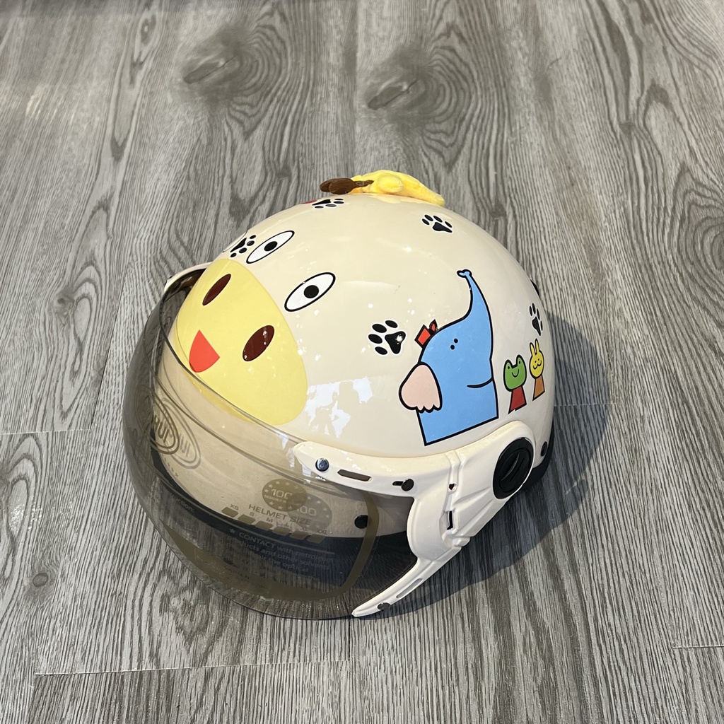 Mũ bảo hiểm trẻ em có kính cho bé ,nón bảo hiểm hình hươu cute cho bé từ 4-8 tuổi,hàng chính hãng bảo hành 12 tháng