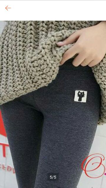 Quần bầu leging chất len sịn mềm mượt