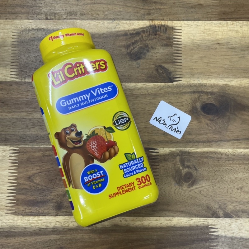 Kẹo Dẻo Bổ Sung Vitamin Gấu Lil'Critter Gummy Vites Multivitamin Complete Cho Trẻ Từ 2 Tuổi 300 Viên