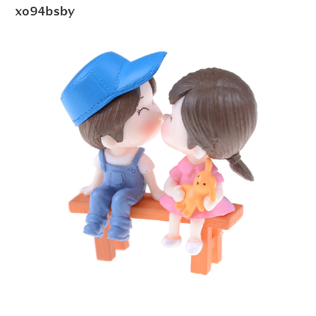 Set 3 Tượng Cặp Đôi Tình Nhân xo94bsby Trang Trí Tiểu Cảnh Sân Vườn