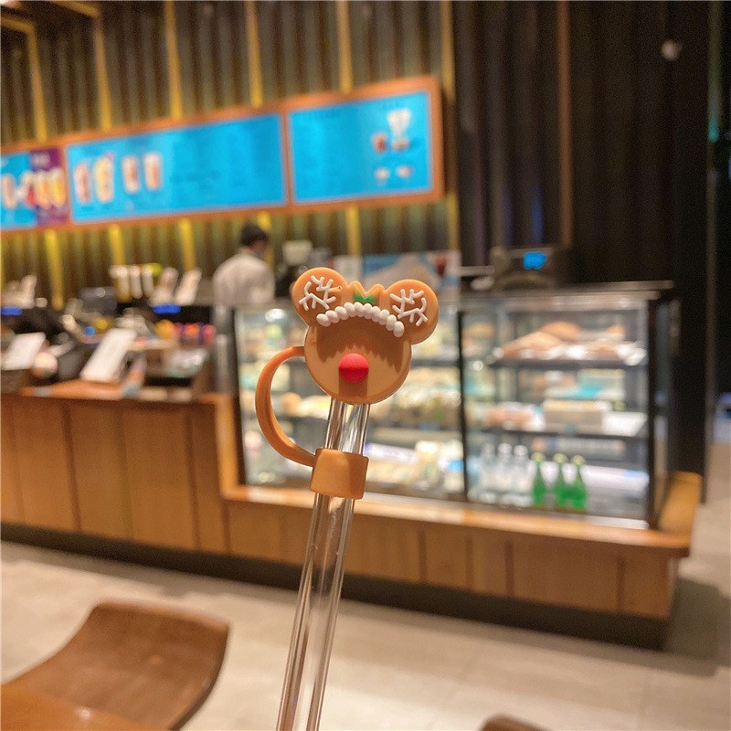 Đầu bịt ống hút Starbuck chống bụi chống rò rỉ có thể tái sử dụng