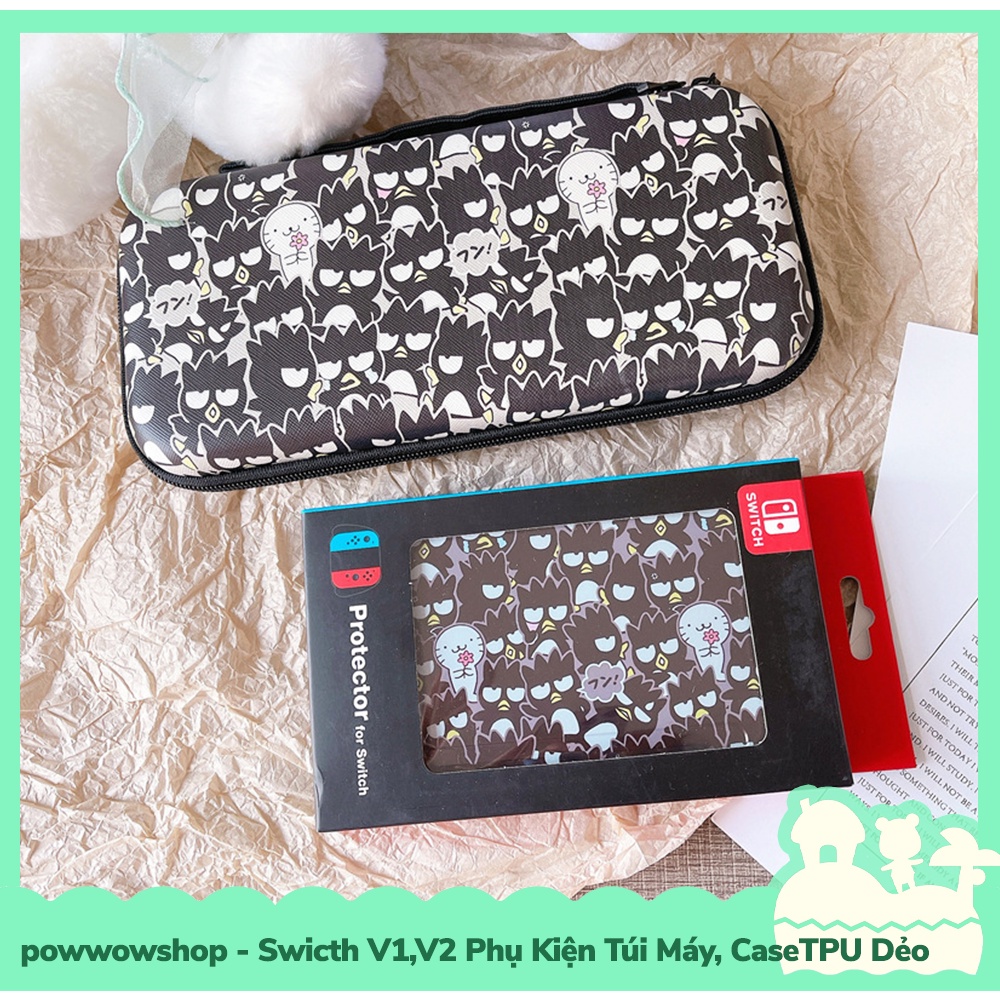 [Sẵn VN - Hỏa Tốc] Switch V1,V2 Phụ Kiện Túi Máy, Case Ốp TPU Dẻo Cho Máy Game Cầm Tay Nintendo Switch V1,V2 Sanrio Maru