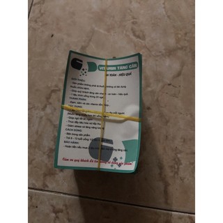 500 tem decal giấy cán bóng vitamin tăng cân