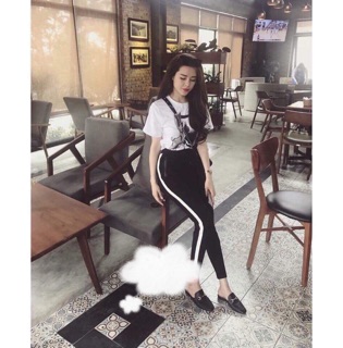 Quần Chun Ống Kẻ Sọc