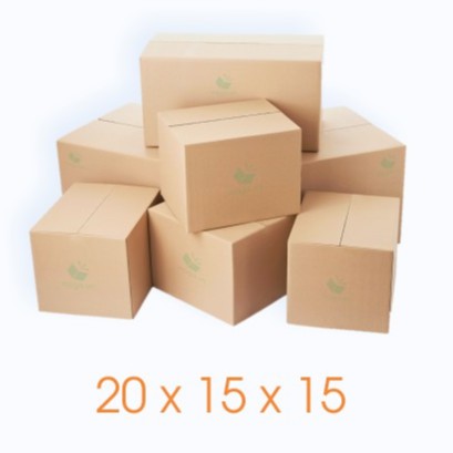 20x15x15 cm - 60 Thùng hộp carton ♥️ FREESHIP ♥️ Giảm 10K Khi Nhập [BAOBITP] - TP60
