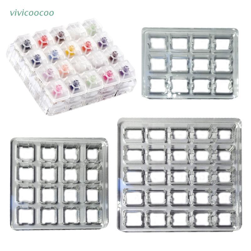 Tấm đế thử switch bằng acrylic trong suốt chuyên dụng cho Cherry MX