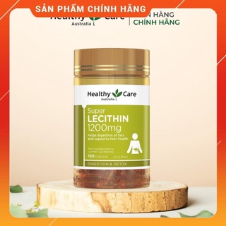 Viên Uống Mầm Đậu Nành điều hòa nội tiết Healthy Care Super Lecithin 100 viên