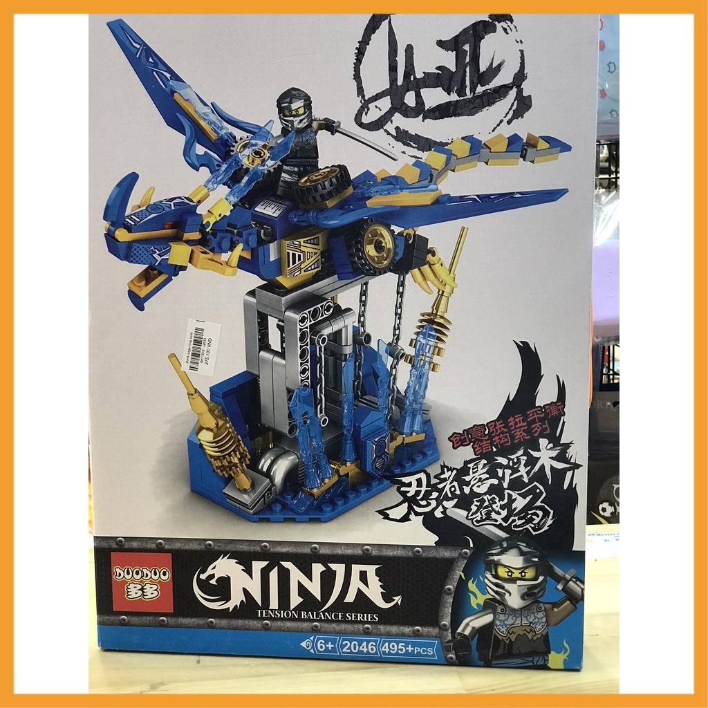 Lego Rồng xanh Ninja 495pcs