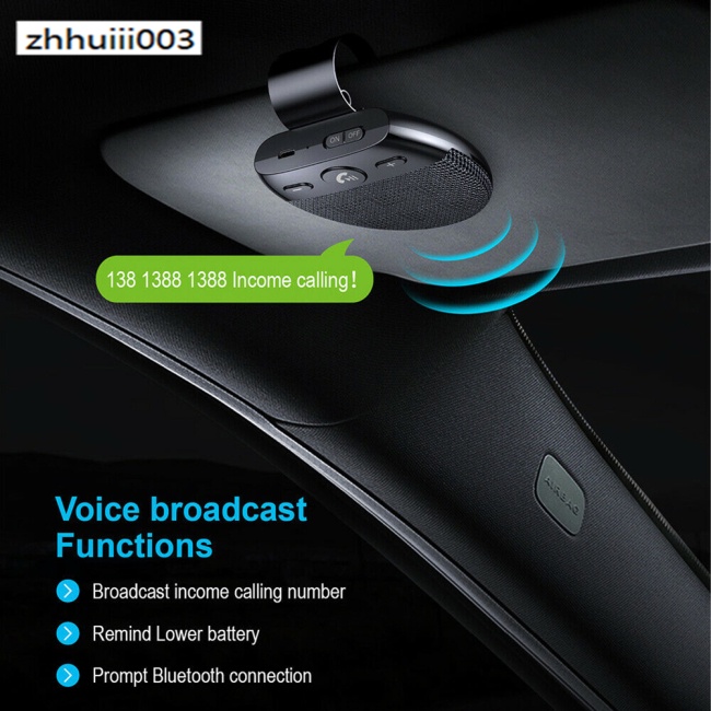 Loa Bluetooth 5.0 Không Dây ZHIHUI Che Nắng Hỗ Trợ Gọi Điện Thoại Rảnh Tay Khi Lái Xe