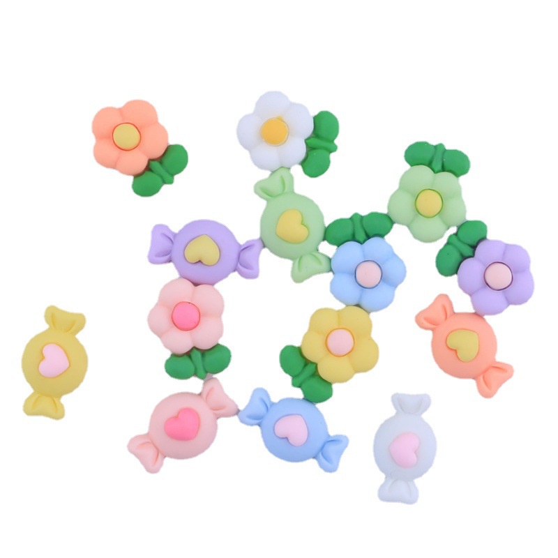 Kẹp Tóc Hình Chiếc Giày Mini Bằng Resin Màu Kẹo Trang Trí Đẹp Mắt