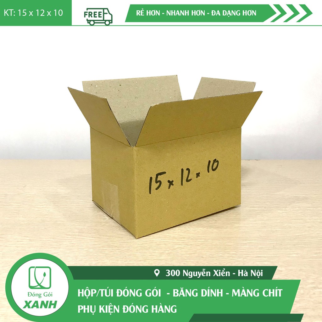 Combo 100 Hộp cod giao hàng size 15x12x10 cm giá sỉ