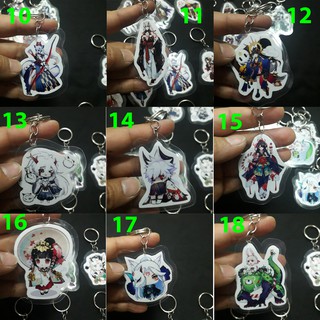 Combo 44 Móc khóa anime ÂM Dương SƯ - Onmyoji