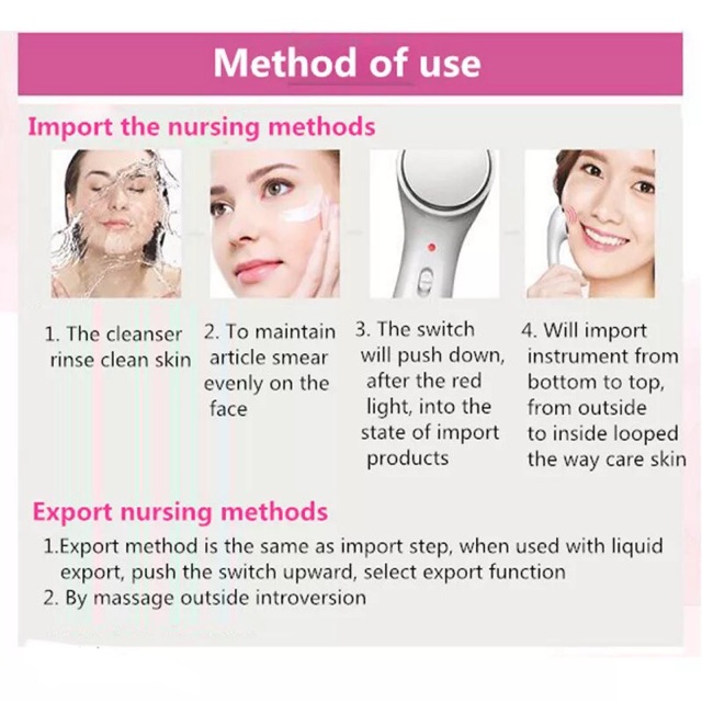 [MẪU 2021]Máy massage mặt bằng ion dưỡng trắng da tự nhiên -Mẫu mới dễ thay pin | BigBuy360 - bigbuy360.vn