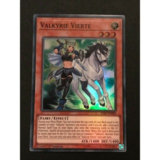 THẺ BÀI YUGIOH Monster Valkyrie Vierte SAST-EN089 - Super Rare - 1st Edition