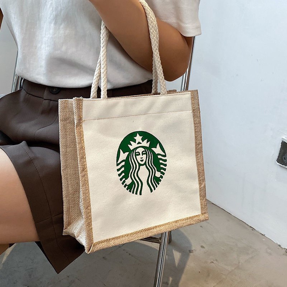 Tote Bag Canvas Tote Bag Large Shopping Bag Lightweight Thickening And Portable