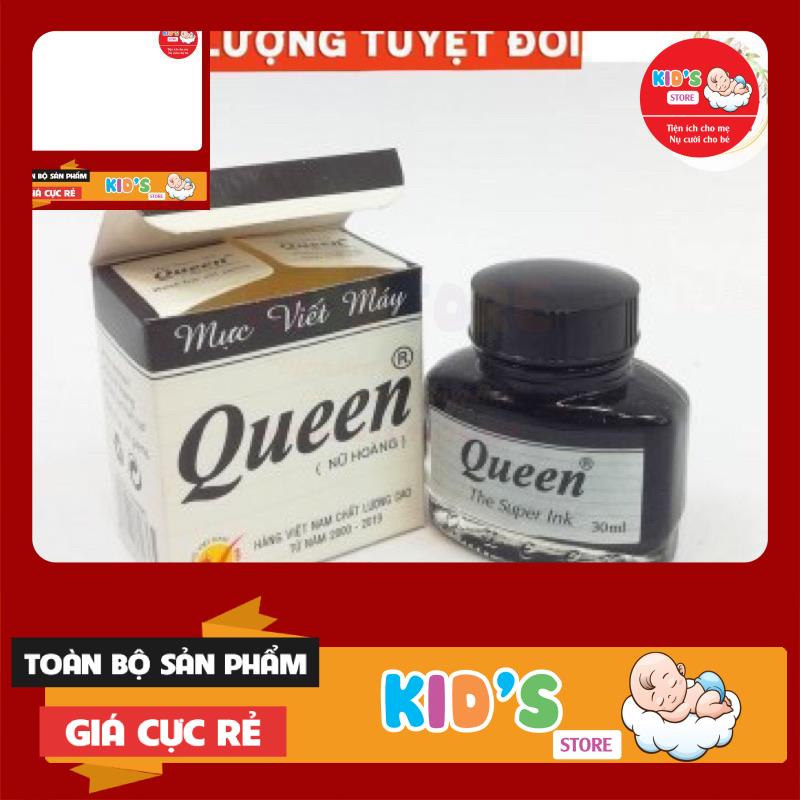 Mực Queen 3 màu tím/xanh/ đen/ Queen the super ink 30ml