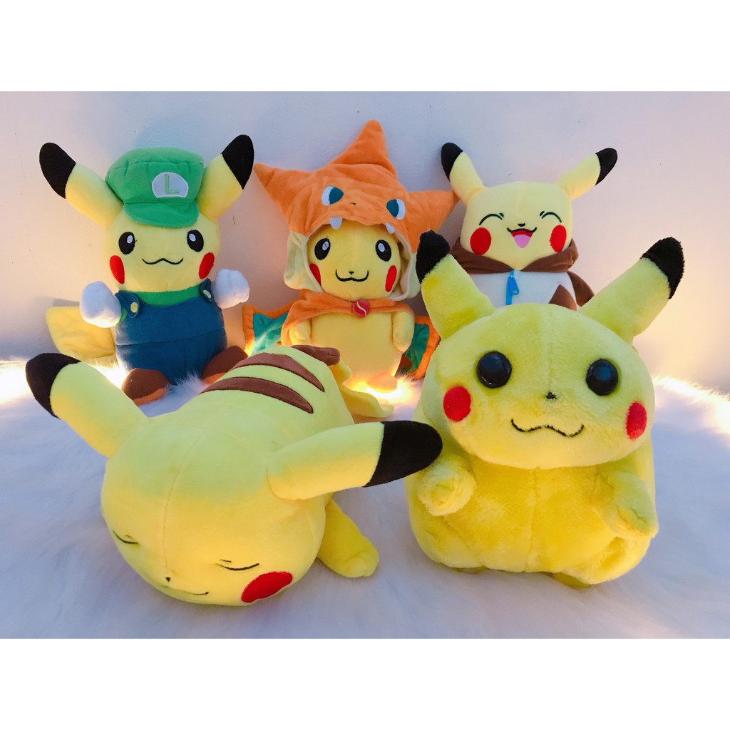 [DEAL SỐC]Thú nhồi bông POKEMON PIKACHU Cosplay hàng chất lượng cao-GIÁ SIÊU ƯU ĐÃI