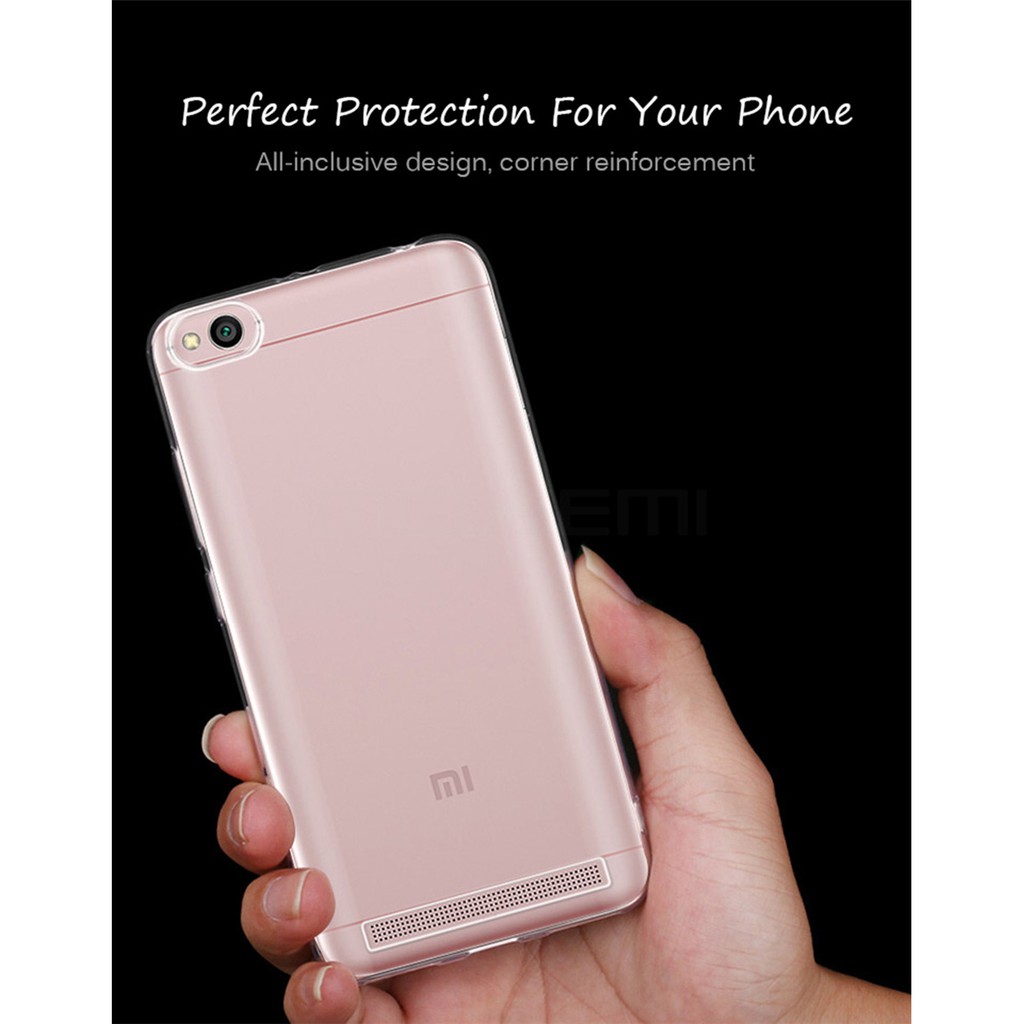 Ốp lưng Xiaomi Redmi 5A i-Smile Dẻo trong suốt