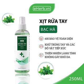 Xịt Rửa Tay Bạc Hà Làm Sạch Da, Dưỡng Ẩm Không Gây Khô Da MILAGANICS 500ml