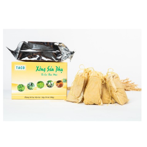 Xông sản phụ TACO - hộp 10 túi