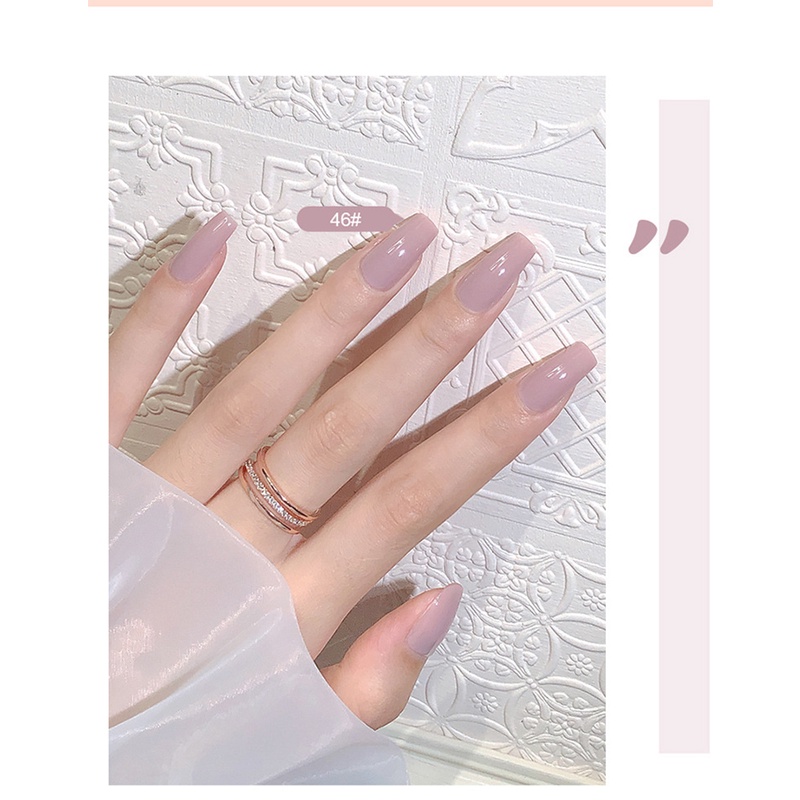 Như Nail Polish 15Ml Bộ Mùa Hè 60 Màu Sắc Phổ Biến Một Chai Một Màu Bộ Nhỏ Chuyên Dụng móng Tay Shop ↑Tophope