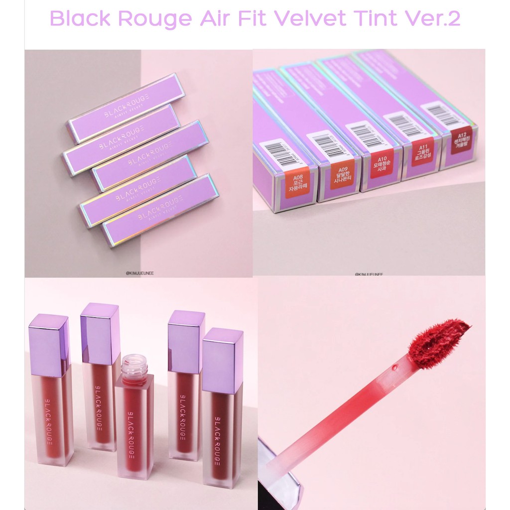 Son Kem Lì Black Rouge Air Fit Velvet Tint Ver 2 | Shopee Việt Nam