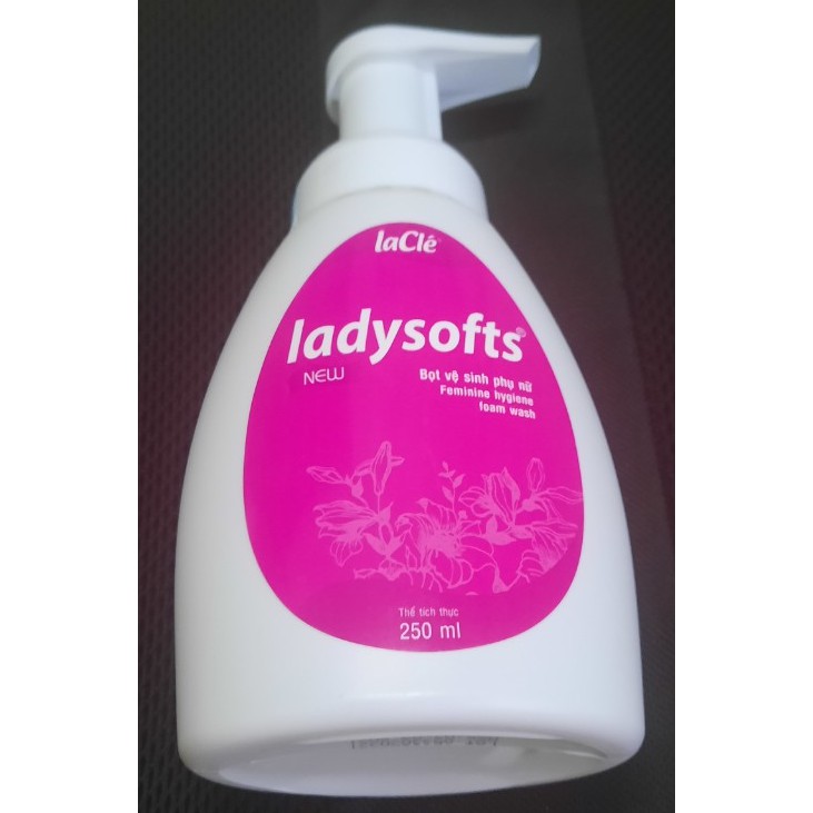 ladysofts Premium (laCle) - Bọt vệ sinh phụ nữ 250ml - Màu Hồng - Màu Xanh