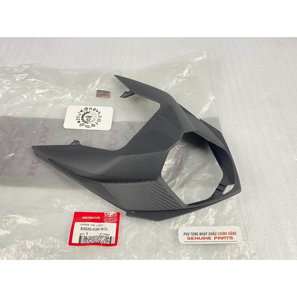 Nhựa nhám bợ đèn sau GTR V2 150 nhập khẩu Honda Indo, Ốp đuôi đèn hậu 83520K56NJ0