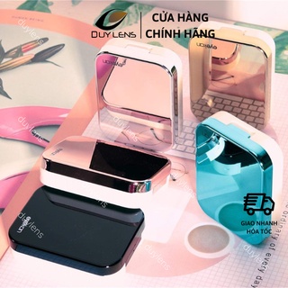 Hộp đựng lens đôi tráng gương cao cấp - Hộp đựng hai cặp kính áp tròng chính hãng Eyekan