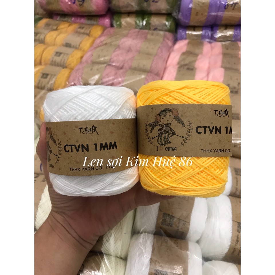 Sợi Cotton Việt Nam 1mm nhãn THHX