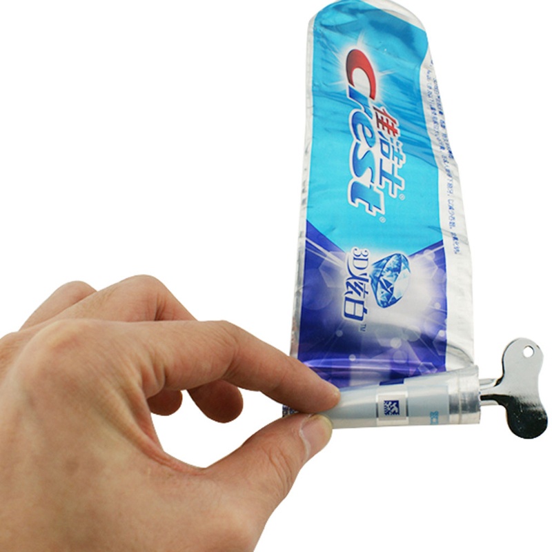 Dụng Cụ Kẹp Tuýp Kem Đánh Răng Bằng Sắt Không Gỉ Màu Sắc Sơn Dầu
