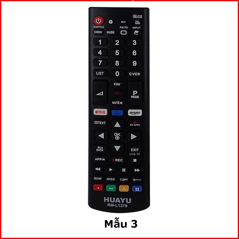 Điều khiển Tivi LG - Remote Tivi LG các đời TV LG