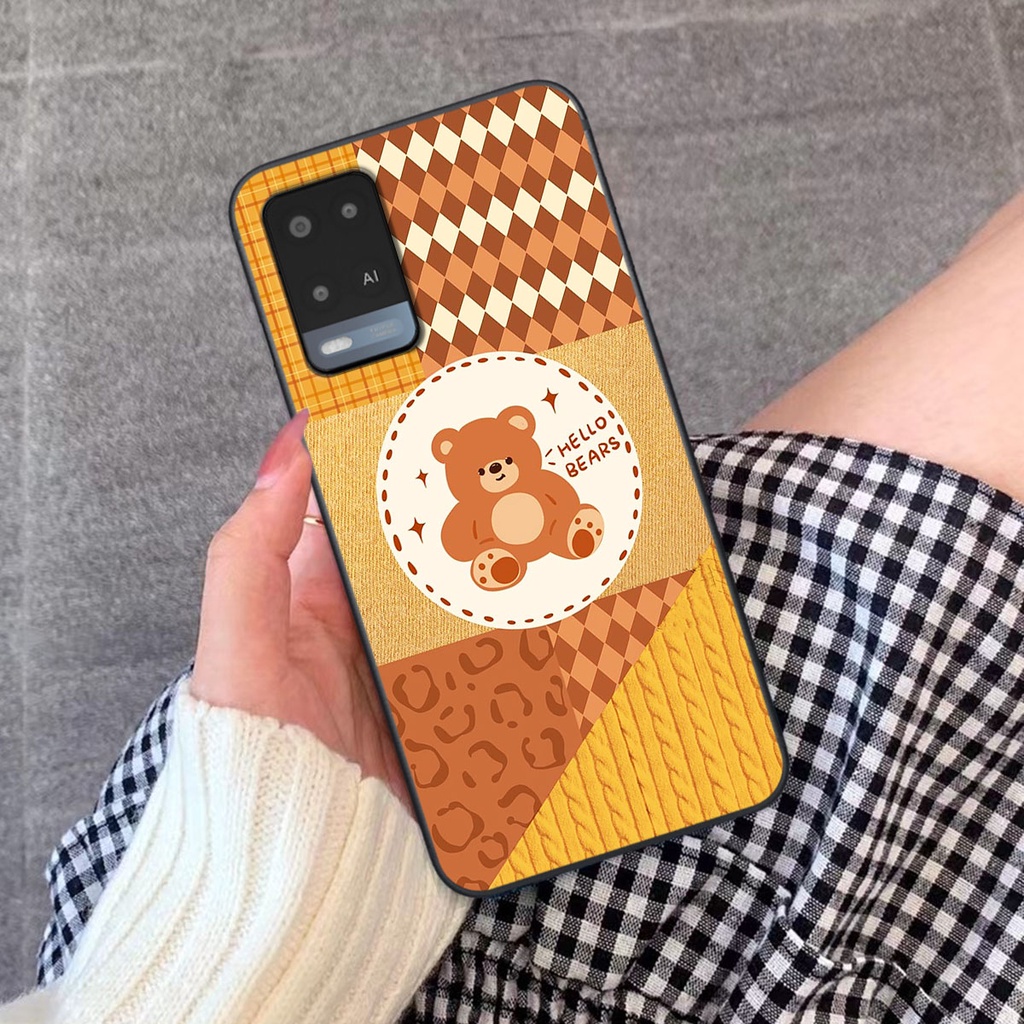 Ốp lưng Oppo A54 happy day, gấu bear dễ thương - BỀN - ĐẸP -BAO GIÁ TOÀN THỊ TRƯỜNG
