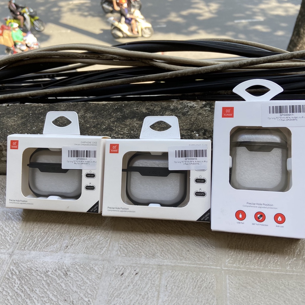 Ốp XUNDD dùng cho tai nghe AirPods 1 / 2 / 3 / Pro / Pro 2 Chống sốc
