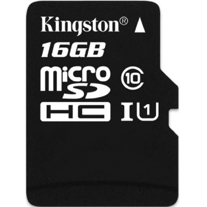 Thẻ nhớ MicroSD Kingston 16GB - MicroSD Class10 – Bảo hành 5 năm – CHÍNH HÃNG - Kèm Adapter