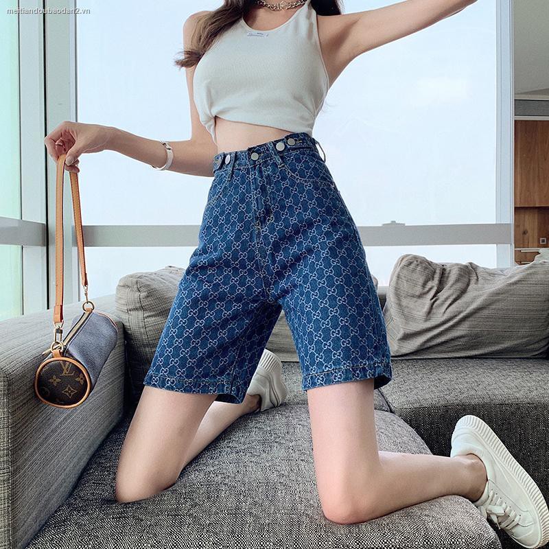 Quần đùi/Chân váy denim thời trang mùa hè 2021 trẻ trung cho nữ