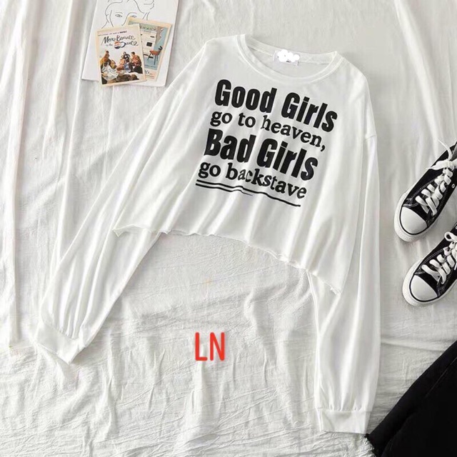 Áo croptop BAD GIRL LNG1119