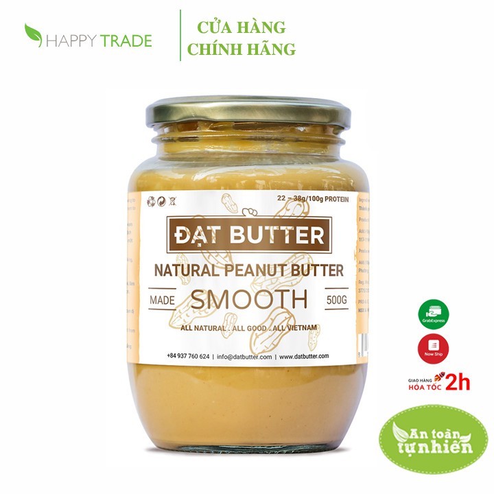 Bơ đậu phộng Đạt Butter tự nhiên xay mịn