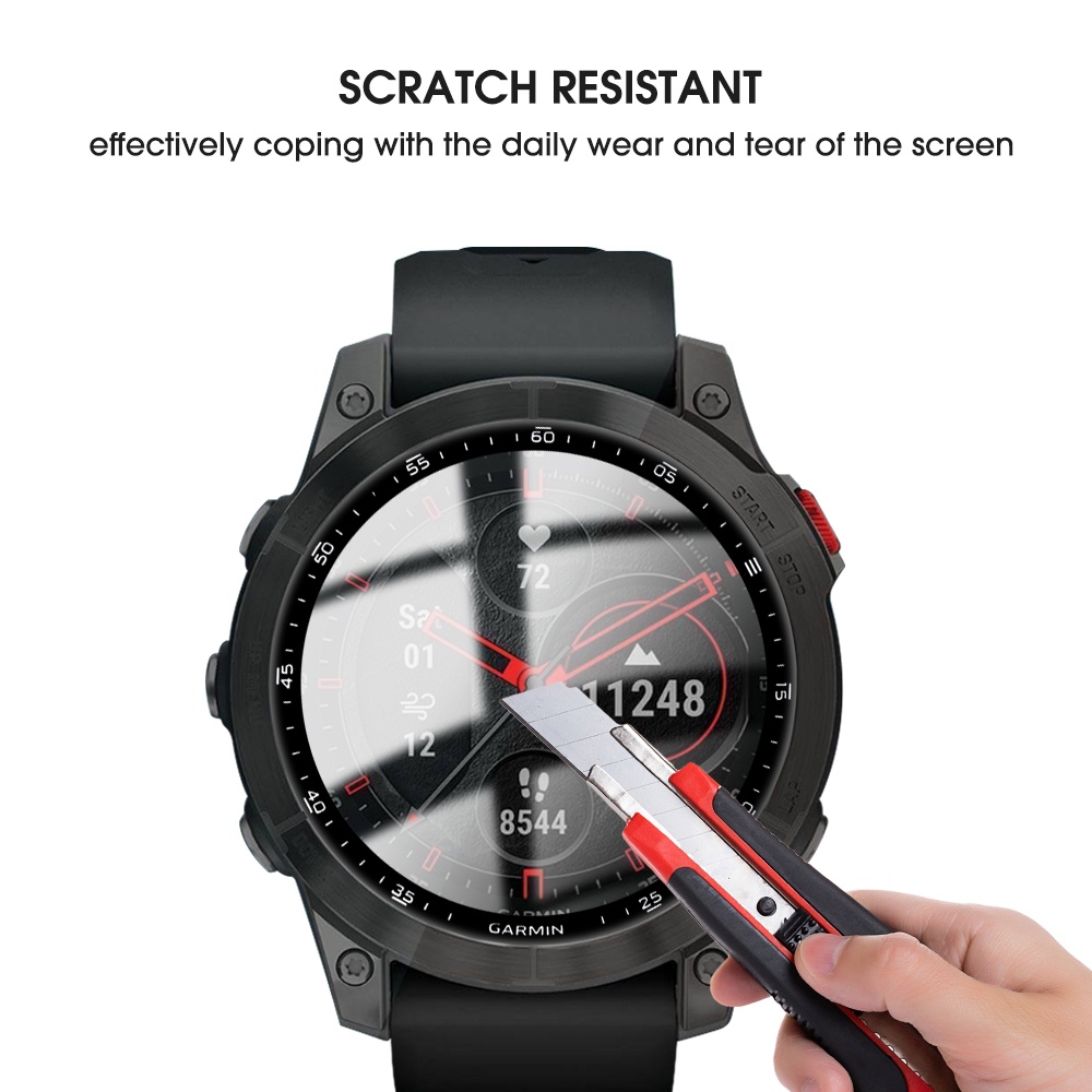 Miếng Dán Màn Hình Cong 3D Chống Nước Bảo Vệ Cho Đồng Hồ Thông Minh Garmin EPIX GEN2