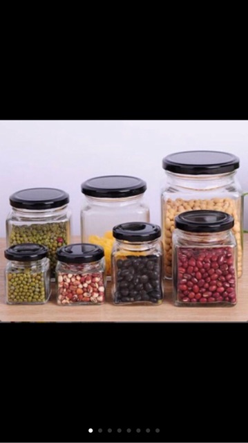 Hũ thuỷ tinh vuông 200ml | BigBuy360 - bigbuy360.vn