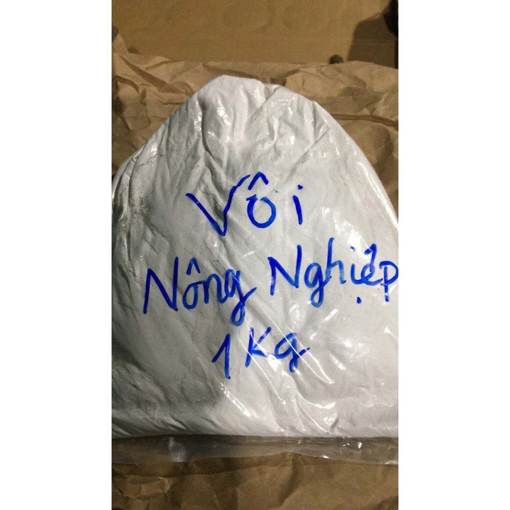 VÔI NÔNG NGHIỆP 1 KG XỬ LÝ GIÁ THỂ SÁT KHUẨN TRONG NÔNG NGHIỆP