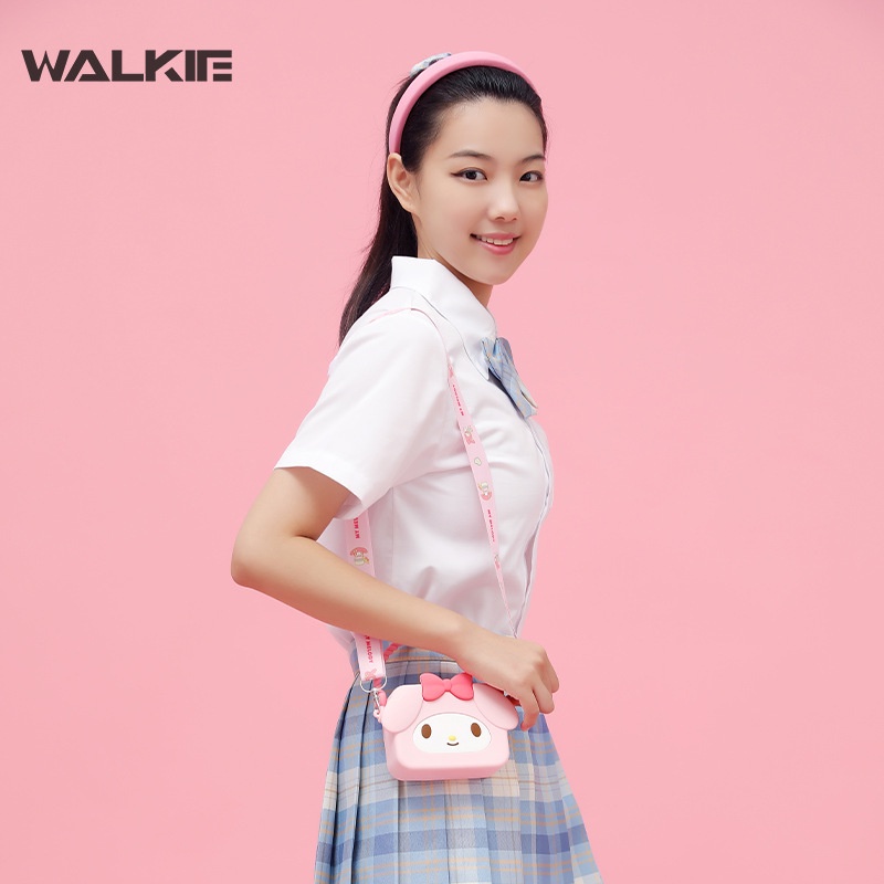 SANRIO Túi Tote Đeo Chéo Vai Đựng Tiền Xu Họa Tiết Hoạt Hình Mymelody Kuromi Cinnamoroll Dễ Thương Cho Bé