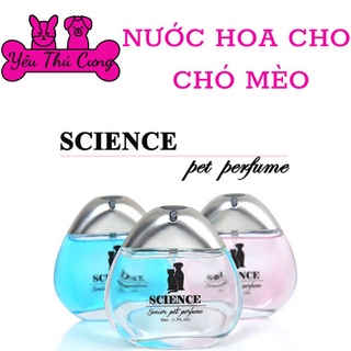 Nước hoa thú cưng cao cấp science - nước hoa cho chó mèo - 50ml - yêu thú cưng