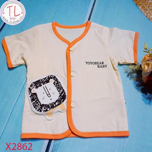 Thời trang trẻ em - Bộ áo quần thun ngắn cho bé hình sư tử baby- Quần áo bé trai - Bộ bé trai - Quần áo bé gái - Bộ bé g