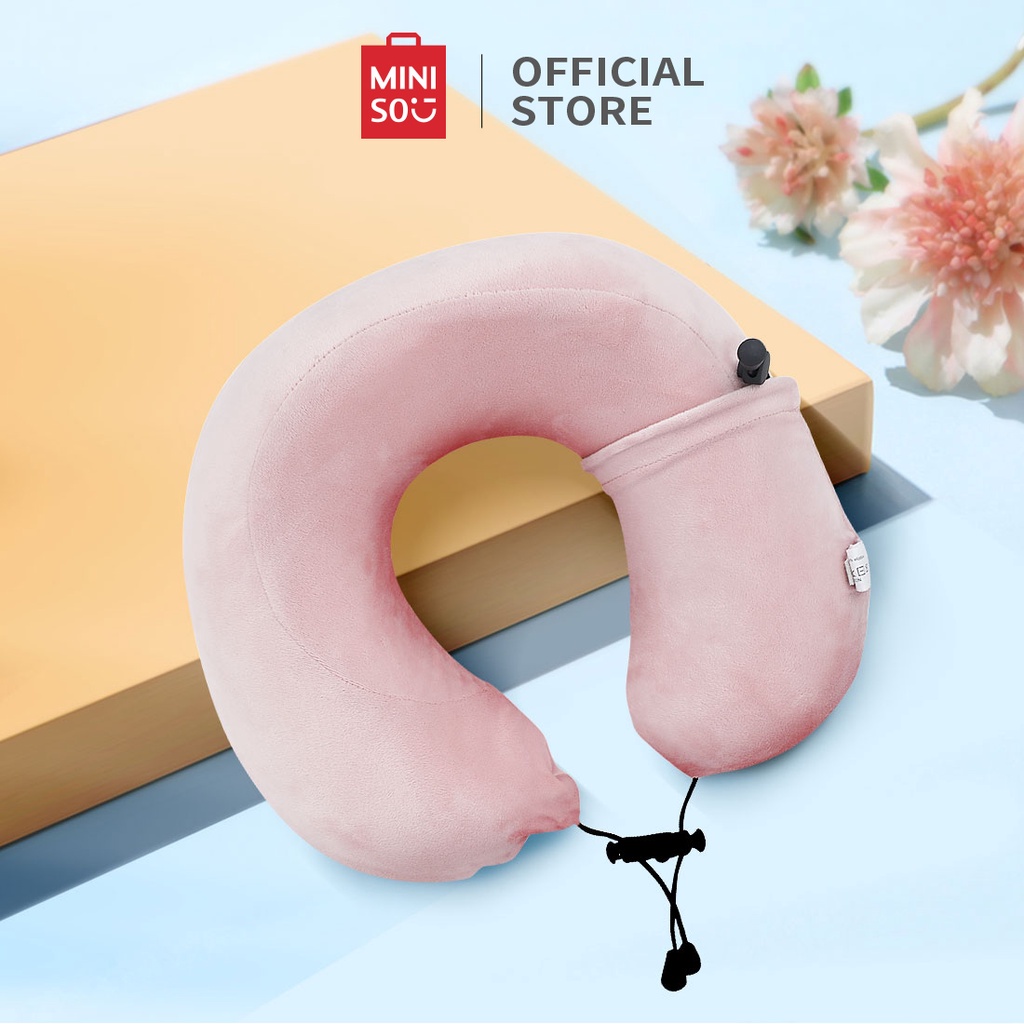 Gối ngủ chữ U kê cổ Miniso (Nhiều màu)