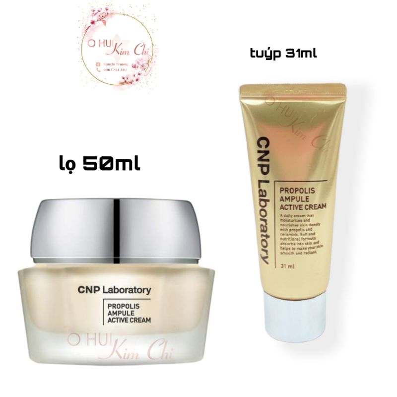 Kem Dưỡng Keo Ong Tái Tạo Phục Hồi Da CNP Laboratory Propolis Active Cream