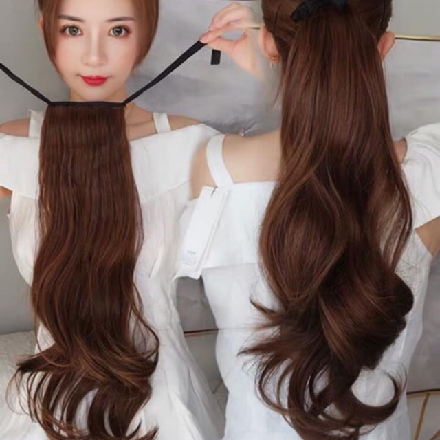 Tóc Cột Xoắn Đuôi Cao Cấp