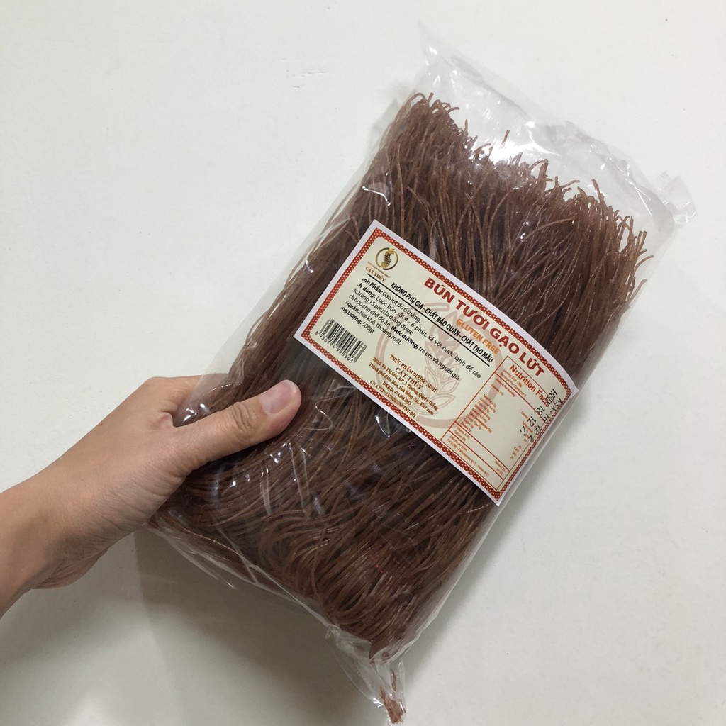 BÚN GẠO LỨT TƯƠI 500gr   (PHÙ HỢP CHO NGƯỜI ĂN KIÊNG, THỰC DƯỠNG)