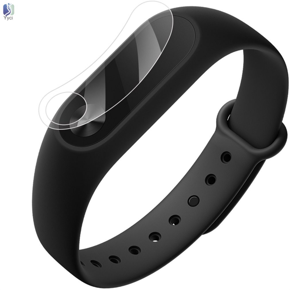 Yy 2 PCS Practical Dust-proof High Trasparent Clear Two Pieces Mijobs Screen Protecting Film For Miband 2 @VN